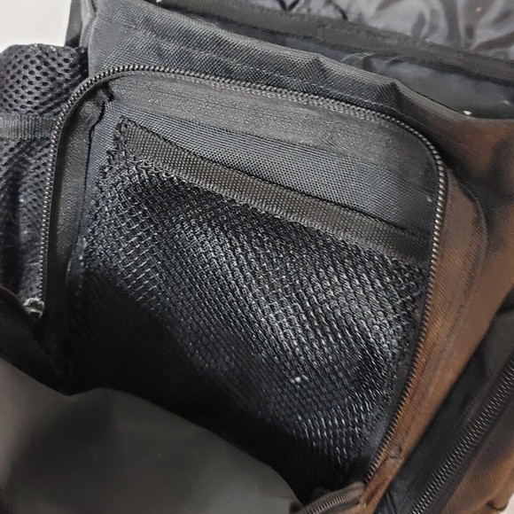 Tactical MOLLE Hipster Sling Cross Body Bag Conceal Messenger Black Travel Pack - Picture 9 of 11